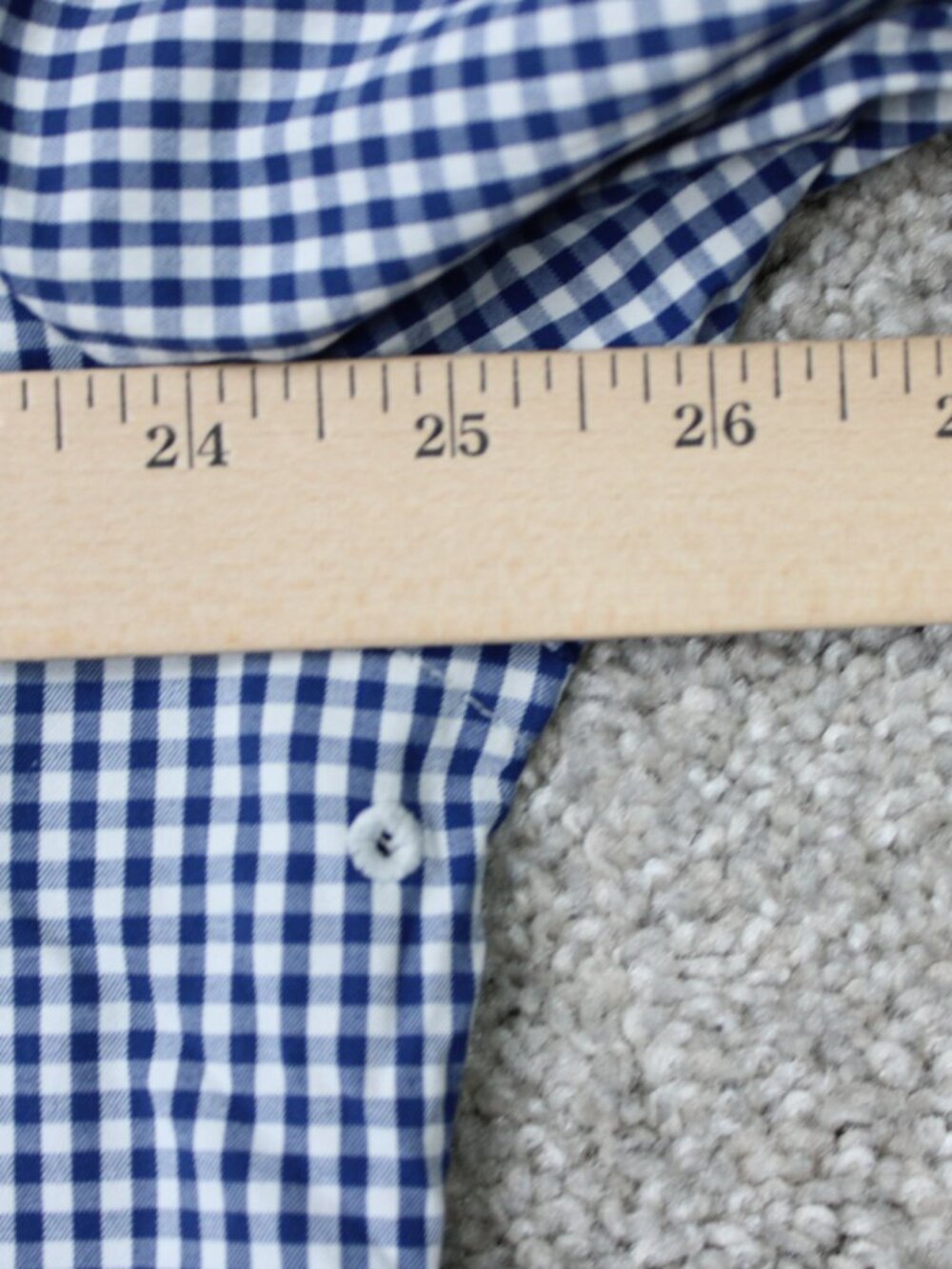 Southern Tide Notre Dame Shirt Men XL Blue Check Intercoastal Fighting Irish L/S - Picture 12 of 14